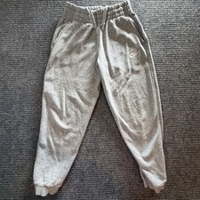 Nike Boys Gray Sweatpants Youth Medium Jogger Pants Pockets