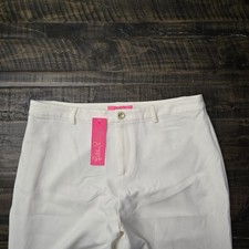 Lilly Pulitzer Mallorie HR Stretch Trousers 34" Coconut 14