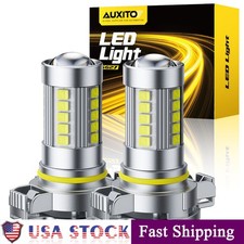 AUXITO CANBUS 2504 5202 LED Fog Light Bulbs 6500K White Extremely Bright 6000LM