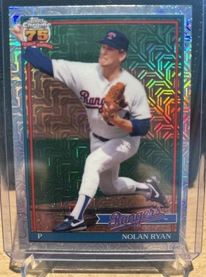 2026 Topps Series 1 - 1991 Topps Chrome Silver Pack Mojo Nolan Ryan #91C-14 - Bild 1 von 2