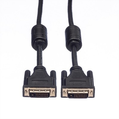 Monitorkabel DVI, Stecker-Stecker, (24+1) dual link, 10 m