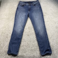 Monfrere Jeans Mens 34 Medium Wash Tapered Stretch USA Made Indigo (Meas 34x30 )