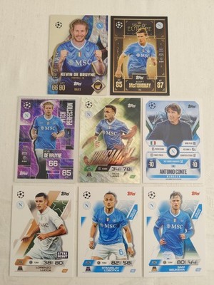 Match Attax Extra 25/26 SSC Napoli Team Set Lot 8 Karten 2025/2026