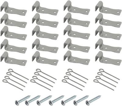 20 Pack Sofa Zig Zag Spring Repair Brackets, Sofa Spring Repair Kit Includes All