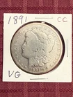 1891-CC Carson City Morgan Silver Dollar
