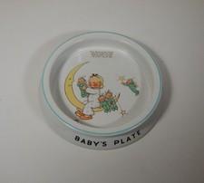 Vintage Shelley Mabel Lucie Attwell Boo Boo Baby's Plate - FREE UK POSTAGE