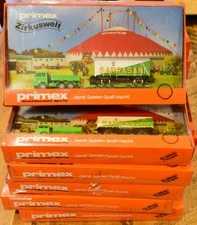 HO-LOT OF 13-MARKLIN PRIMEX 4584 SARRASANI Circus Box Car & Tractor Trailer NOS