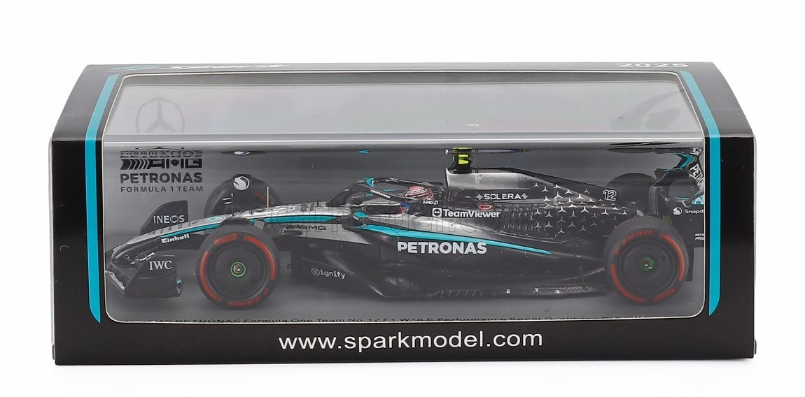 Spark S9627 1/43 Mercedes W16 No.12 Sprint Qualifying Pole Miami