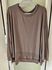Found Los Angeles Slouchy Shirt Sweatshirt Green XL Relaxed Casual Made in USA