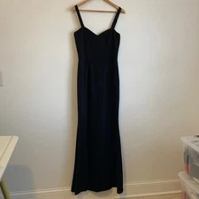 Dress the Population Estella Elegant Black Evening Gown Medium