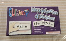 Quizmo Multiplication  Division Educational Practice Game New Sealed