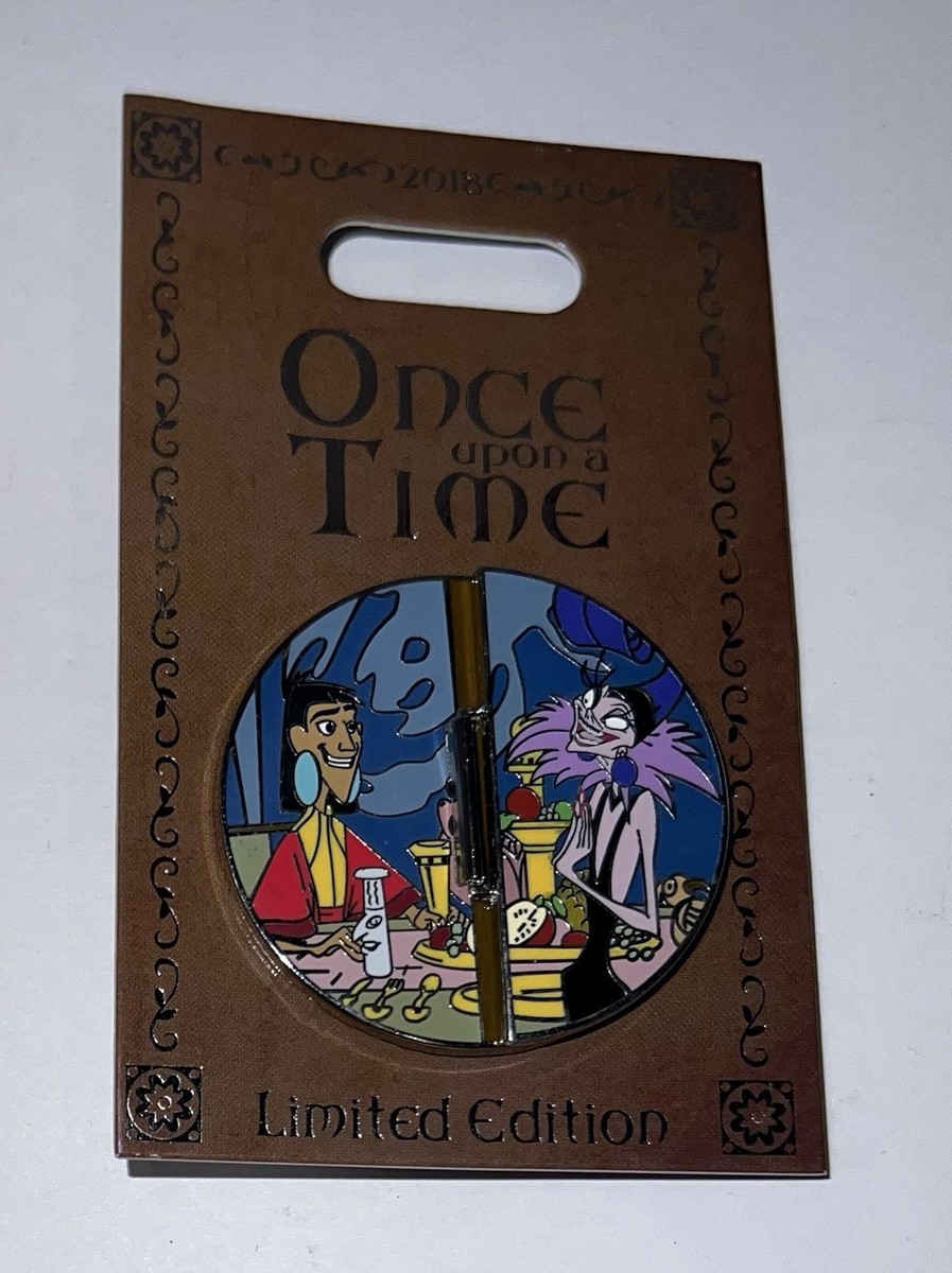 NEW Disney Once Upon a Time Emperor's New Groove Pin Kuzco Yzma