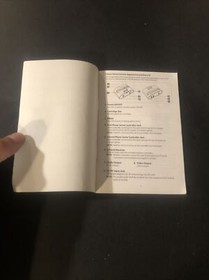 sega genesis classic game console manual only
