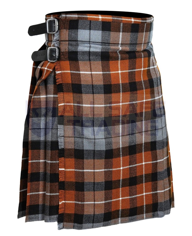 Royal Stewart Men's 5-Yard Scottish Kilt – 13oz Acrylic Tartan, Adjustable Straps, 24" Length, Machine Washable - View #8