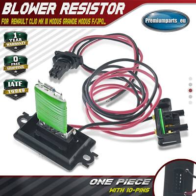 Heater Blower Fan Resistor Wiring Loom Harness For Renault Modus