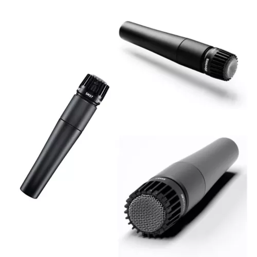 Black Shure SM57-LC Dynamisches Mikrofon Professionelles Mikrofon - Bild 1 von 12