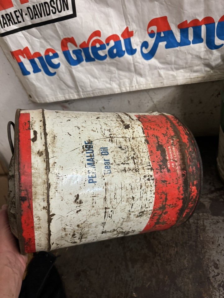 VTG 5 Gallon Quaker State Amoco Spectro Car & MC Oil Cans Lot eBay