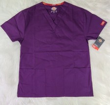 Dickies Everyday Scrub Top - XS Purple