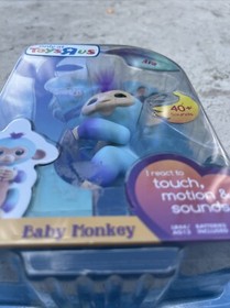 WowWee Fingerling Ava Toys R Us Exclusive blue Baby Monkey. Factory Sealed.