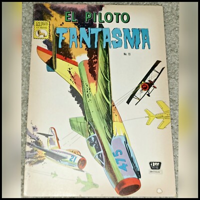 1 Rare VHTF Piloto Fantasma 13 MX 1965 Jose Luis Duran Vintage Mexico Key