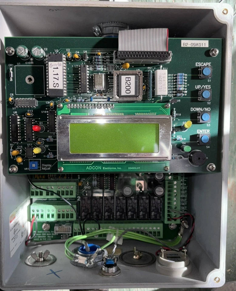 RKI Instr. B2-09X011, Beacon 200 Two Channel Wall Mount Controller, NEMA 4X encl - Изображение 4 из 4