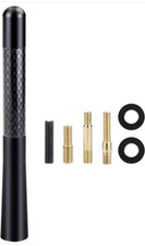 Universal Car Antenna Mast Carbon Fiber Truck Vehicle Replacement Short Antenna