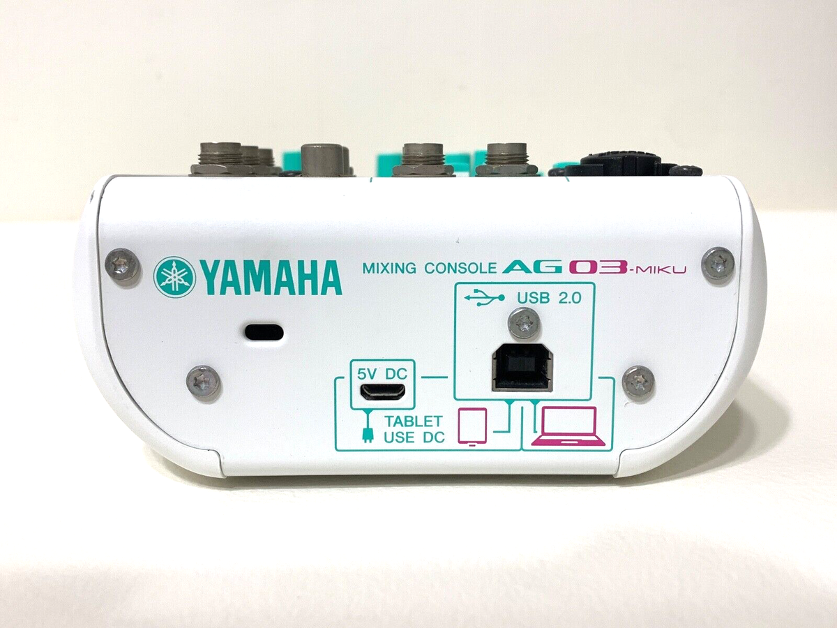 YAMAHA AG 03-MIKU Hatsune Miku Webcasting Mixer 3 Channel | eBay YAMAHA AG 03-MIKU Hatsune Miku Webcasting Mixer 3 Channel | eBay