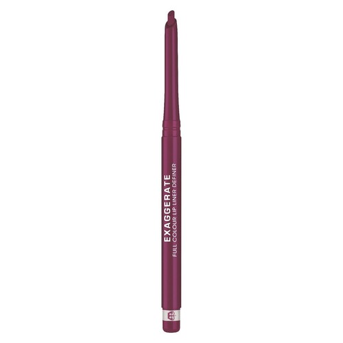 RIMMEL LONDON Exaggerate Lip Liner – Obsession (Burgunder), Automatisch & Weich