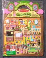 Melissa  Doug Chipmunk House Puffy Sticker Play Set w/Fold Out Book  NEW  