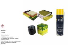 MANN FILTER Paket MANNOL Klimareiniger für VW Golf Plus 5M1 521 1.4 16V Caddy