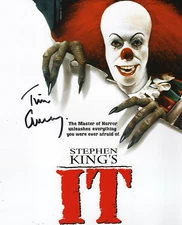 RP Tim Curry Signed Pennywise Photo 8x10 Reprint COA Auto Stephen King IT Poster