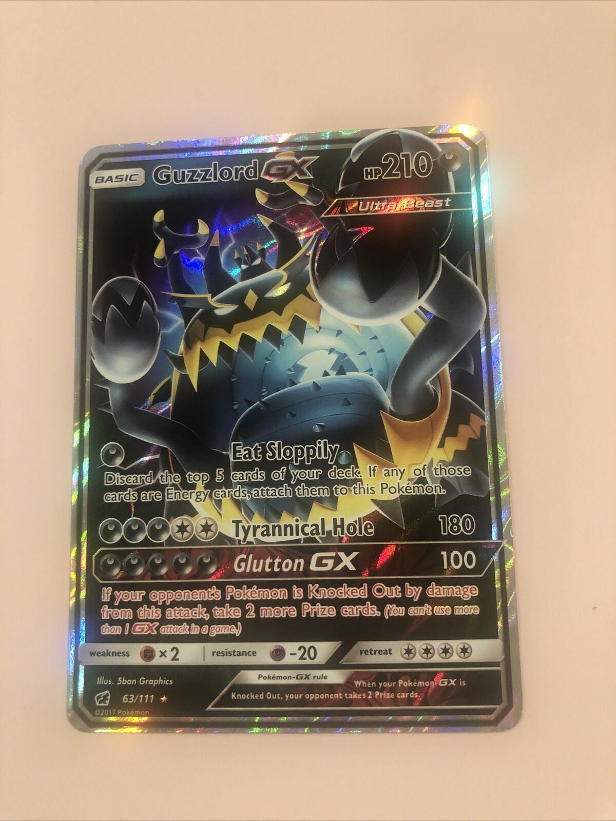 Mavin  ~Pokemon Rare Holo Foil Guzzlord Ultra Beast Card 80/131