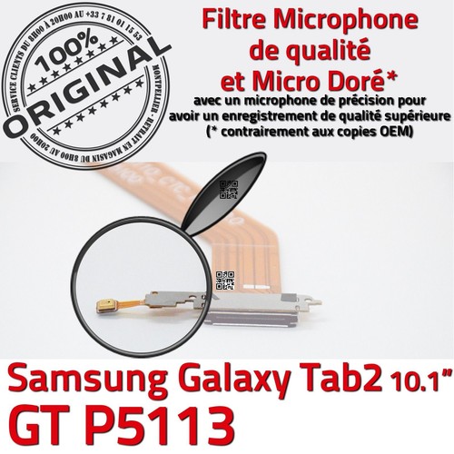 ORIGINAL TAB 2 GT P5113 Port USB Connecteur de Charge Nappe Microphone Chargeur - Photo 5/5