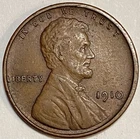 1910 Lincoln Copper Wheat Cent Nice Coin Better Date!  AU++++ NICE!