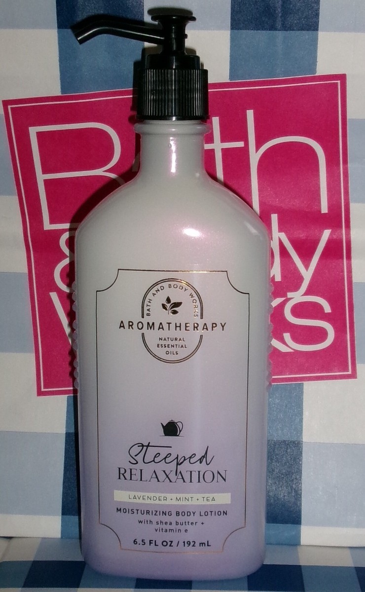 Bath Body Works AROMATHERAPY Steeped Lavender, Mint Tea Body  Lotion