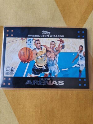 Gilbert Arenas Topps 50th Anniversary 2007 Karte