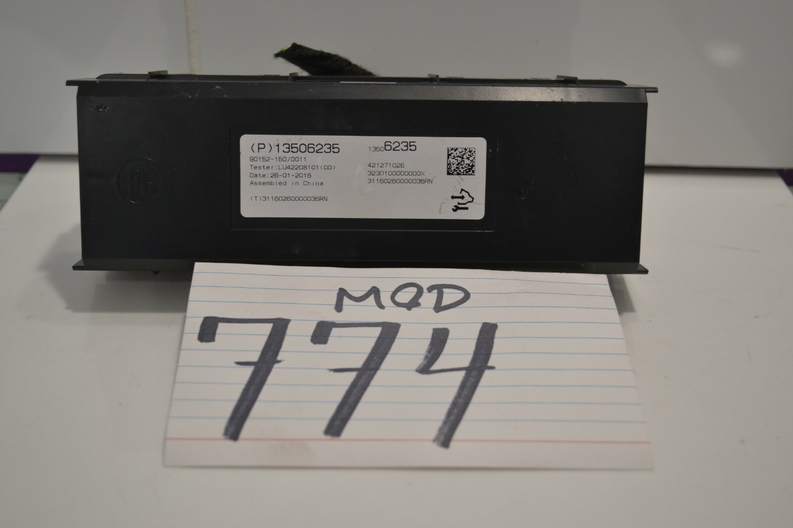 2017 Buick Encore Temperature Control Module Computer #774-MOD 
