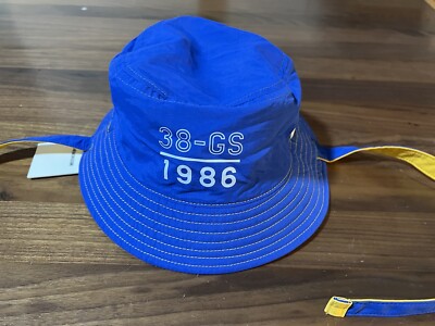 Aime Leon Dore Offshore Reversible Nylon Bucket Hat Yellow/Blue L