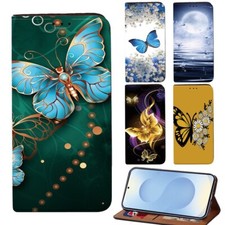 Printed PU Leather Mobile phone Stand Cover Case Fit Samsung Galaxy A17