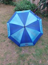 O'Neills Promotional Advertising Large Golf Two Tone Blue Wind Breaker Umbrella
