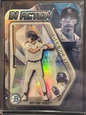 2025 Bowman Draft Dax Kilby In Action Die Cut Refractor BIA-18 Yankees RC 1st