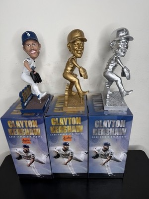 Clayton Kershaw 3000 Strikeouts Bobblehead Dodgers GOLD, Reg