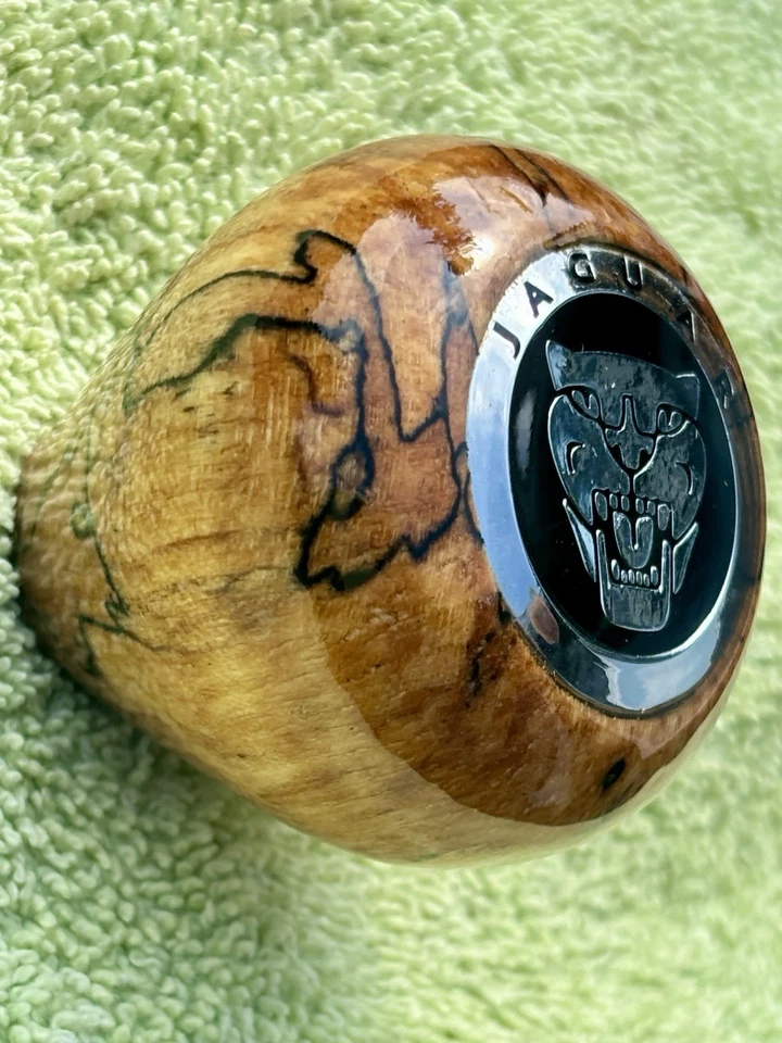 JAGUAR XJ6, XJS, XJ8, XK8, XJR, XKR, XK, tipo S, tipo X, perilla de cambio de marchas de madera de burl XK Foto 2 de 4