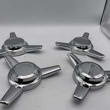 Spinner Hubcaps New 3-Bar Spinner Chrome Wheel Hub Center Cap Hubcap Cover Replacement