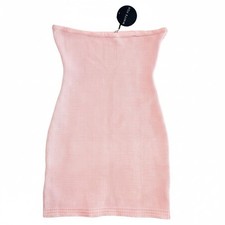 NWT White Fox Boutique Womens XL Baby Pink Almost Everyday Strapless Mini Dress