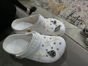 AUTHENTIC Bad Bunny Crocs Classic Clog White Many Size 4 Men Or Size 6 Women Bad Bunny Crocs | eBay main image 2