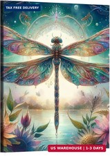 Diamond Art Kits for Adults - Dragonfly Diamond Painting Kits for Adults, 5D Dra