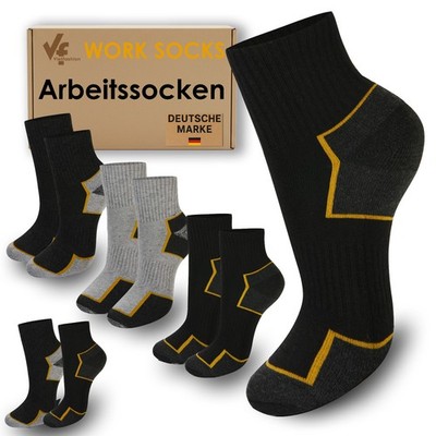 5 bis 50 Paar ARBEITSSOCKEN Herren Socken Baumwolle WORK Arbeit Socken