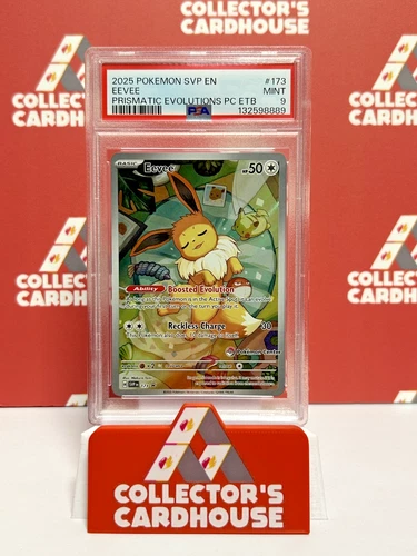 Eevee | 173 | PSA 9 | Prismatic Evolution Pokemon Center Black Star Promo | G20