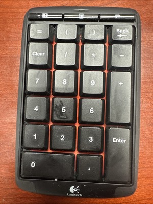 Logitech Wireless Number Key Pad Model N305 With Dongle T19 Used